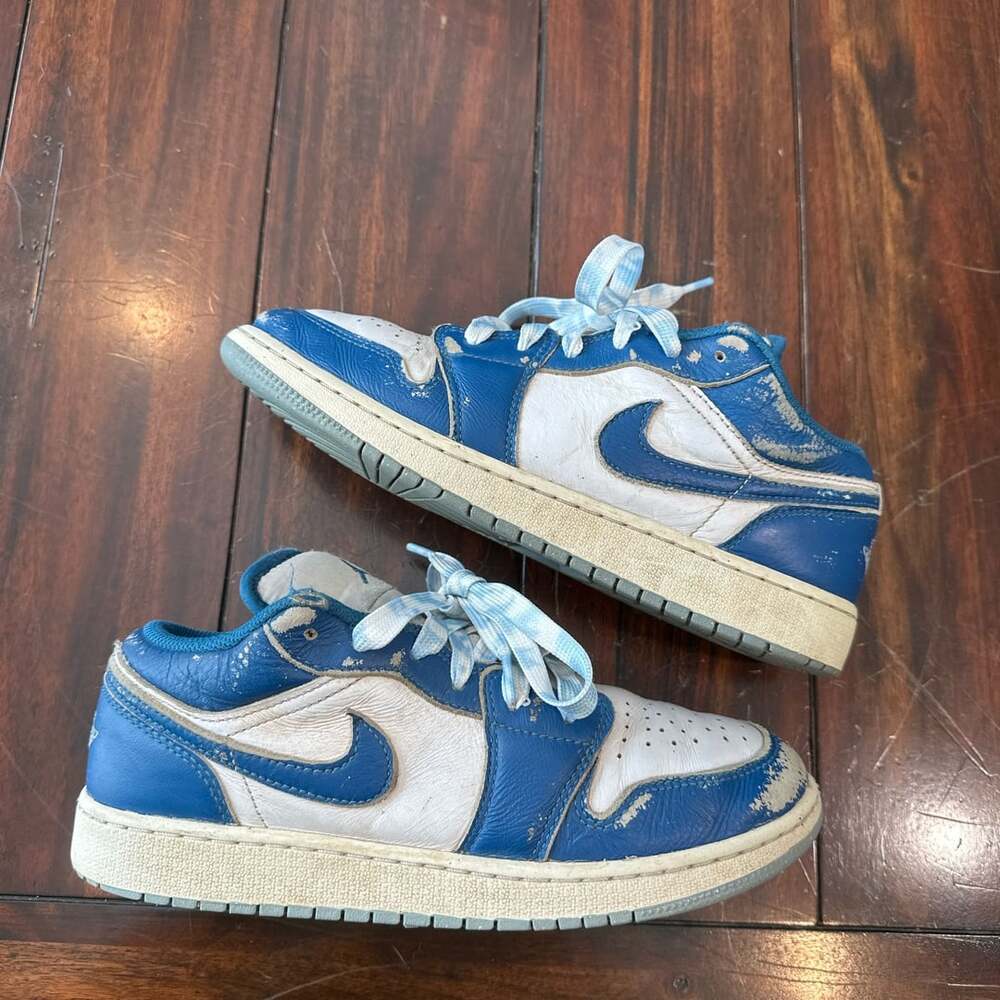 Nike Air Jordan 1 Low SE GS Industrial Blue 7Y